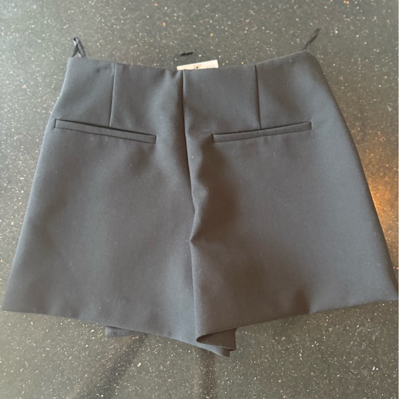 NWT ZARA Asymmetric High-Waist Wrap Skort - Picture 8 of 10